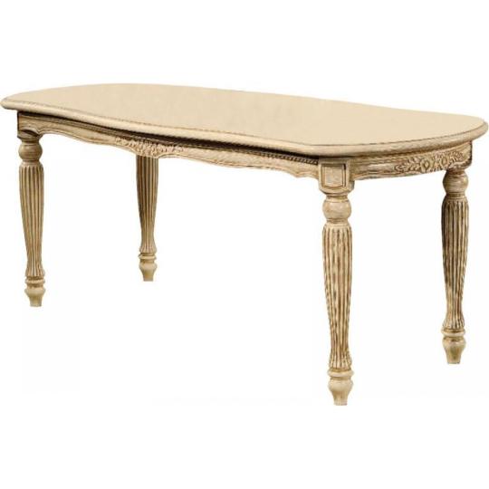 fam 2153 ovalny antik patinovany rozkladaci vyklapaci jedalen obloukovy noze klasicky svetly stol nabytok mediteransky rustikalny country vintage nabytok vyroba provence provansalsky toskansky letny dom kuchynsky stol.jpg